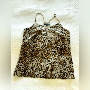 Banana Republic Animal Print Tank Blouse
